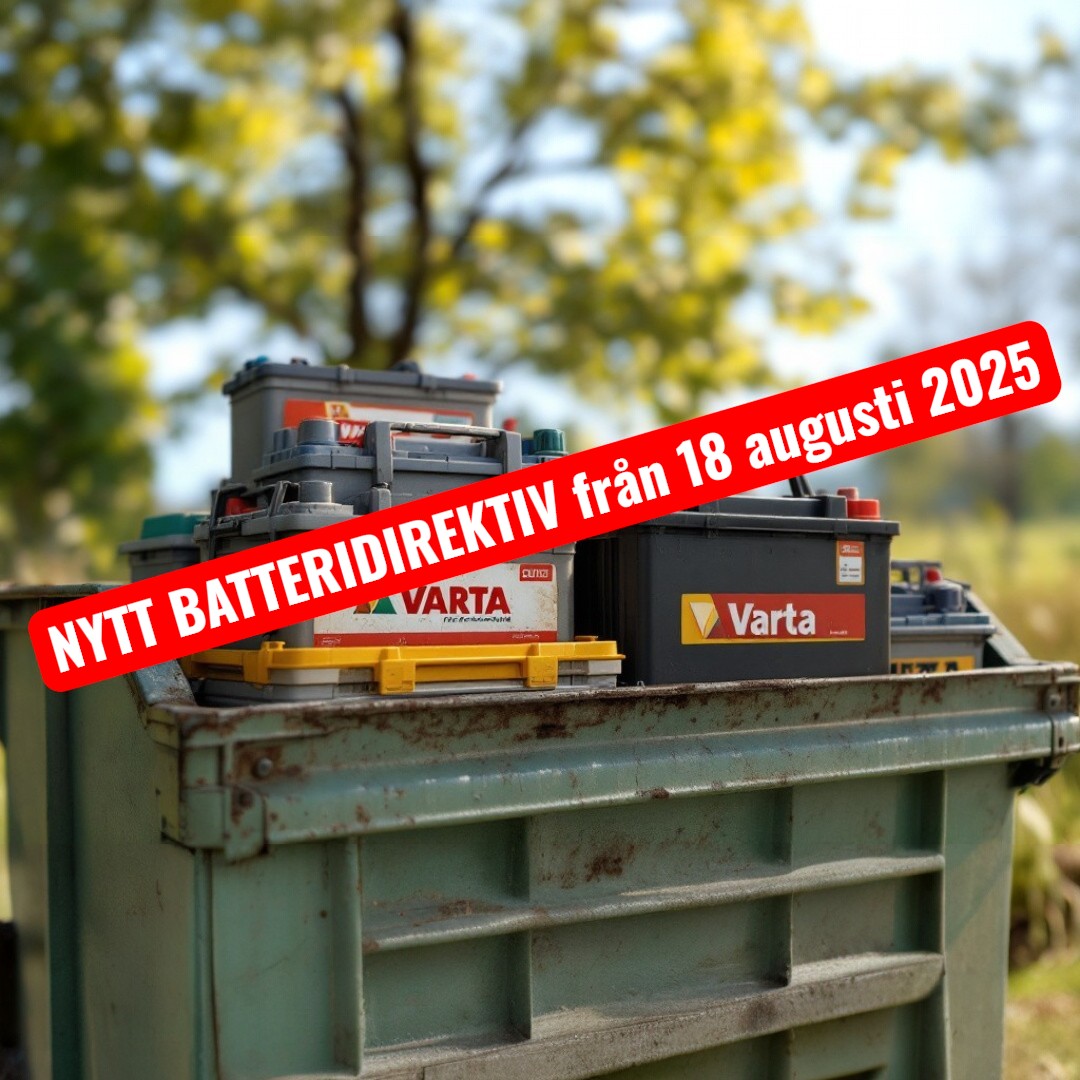 Nya batteridirektivet för 2025